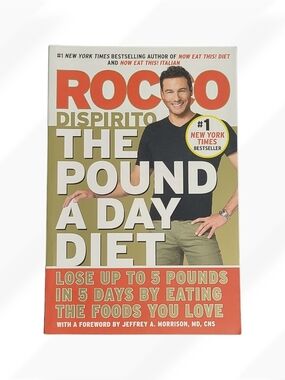 The Pound A Day Diet by Rocco DiSpirito Paperback Book Weight Loss Cookbook